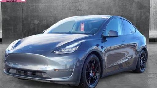 TESLA MODEL Y 2020 5YJYGDEF2LF051718 image